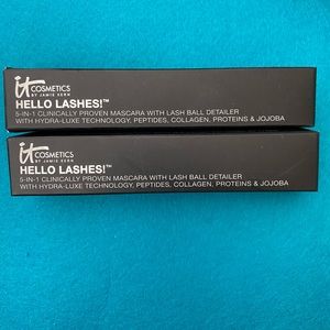 It Cosmetics Hello Lashes Mascara 2 Tubes BNIB